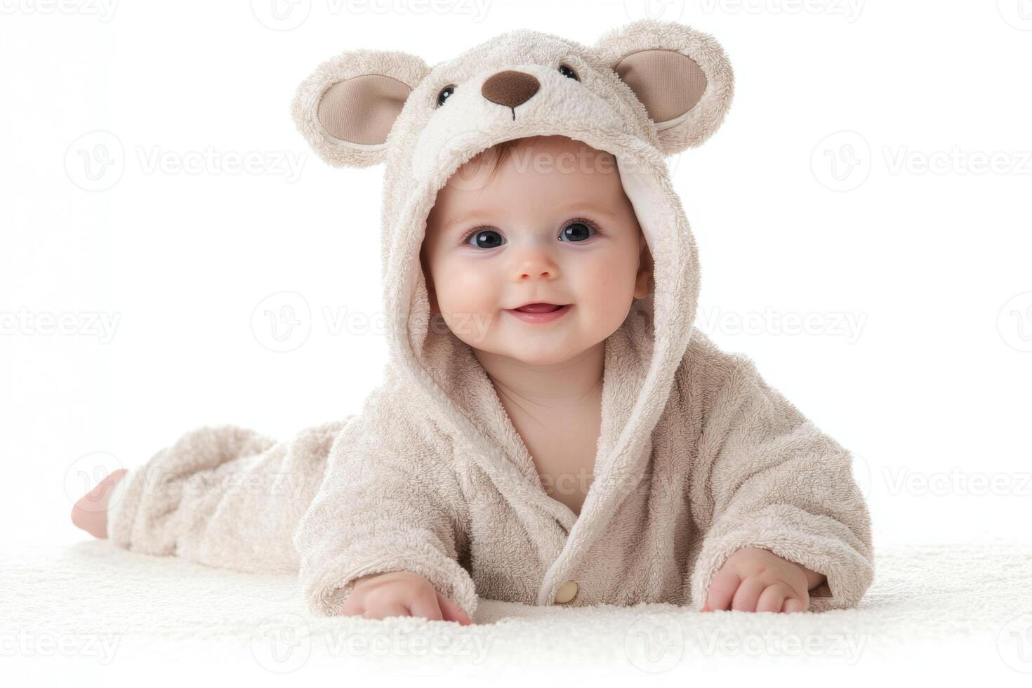 Baby in a Bear Costume - Adorable Newborn photo