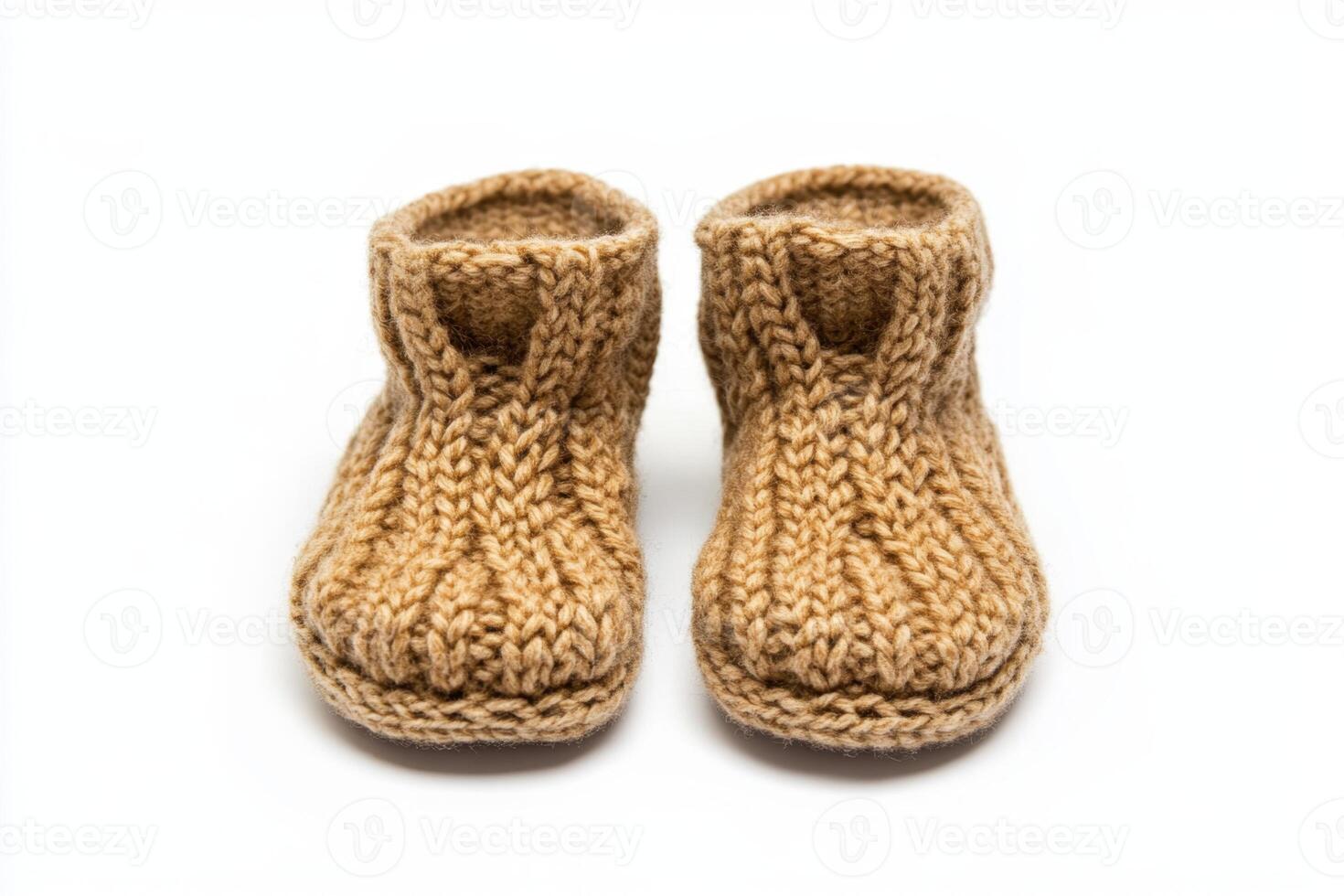 Adorable Knitted Baby Booties - Cozy and Handmade photo