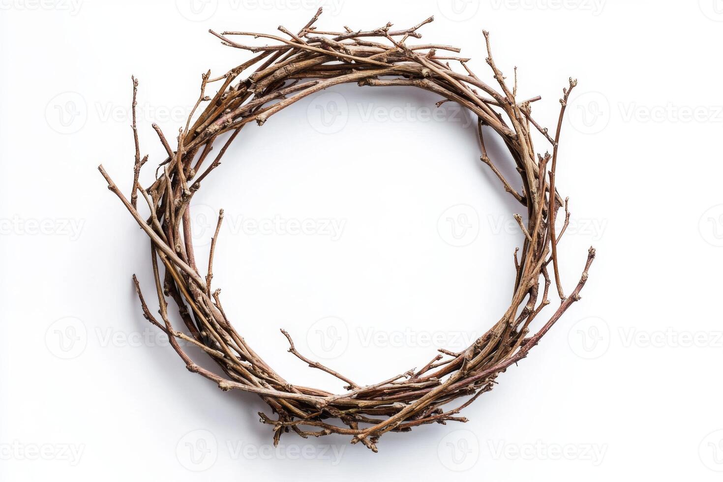 Rustic Wooden Wreath - A Simple and Elegant Home Decor photo