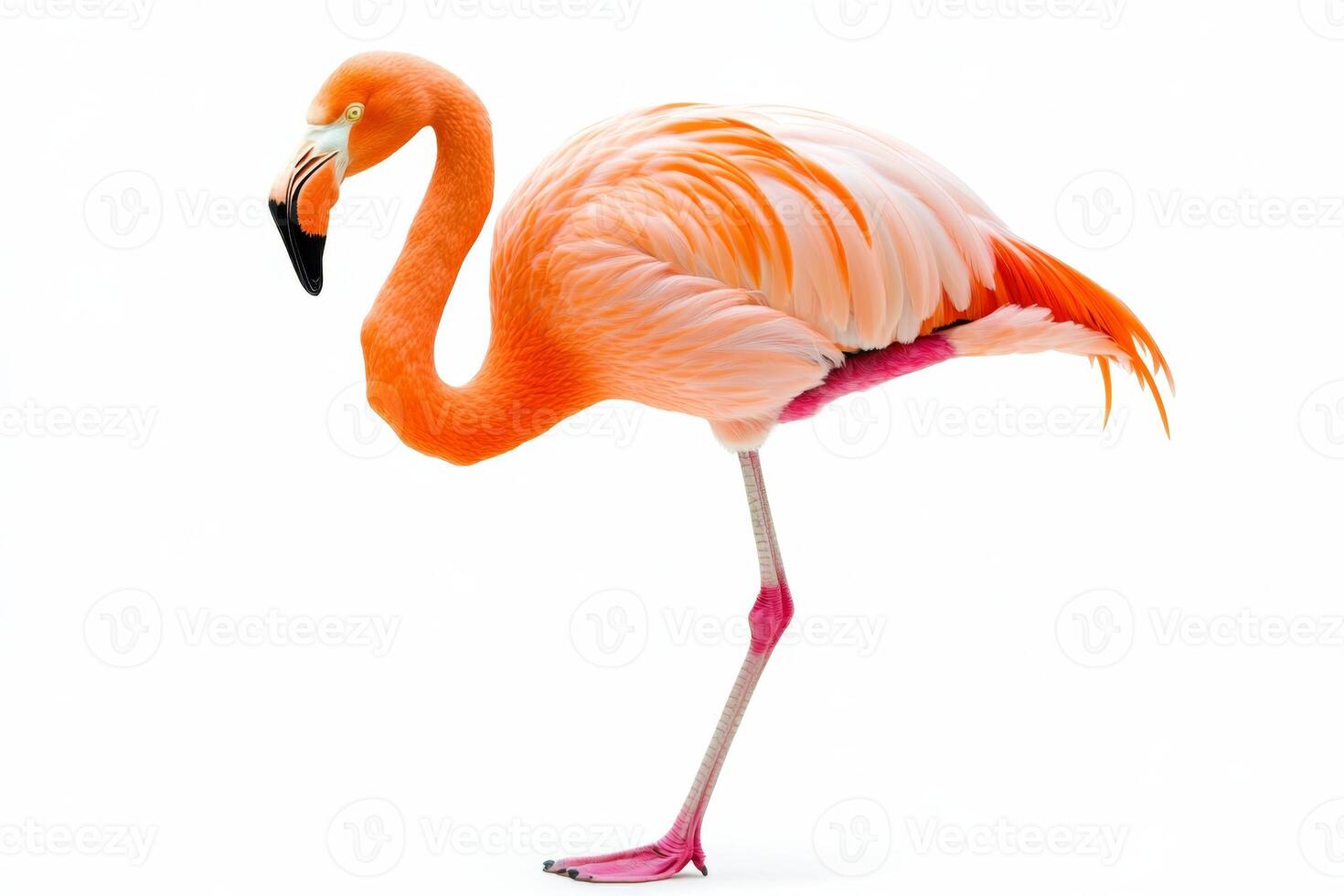Majestic Flamingo in Vivid Colors photo