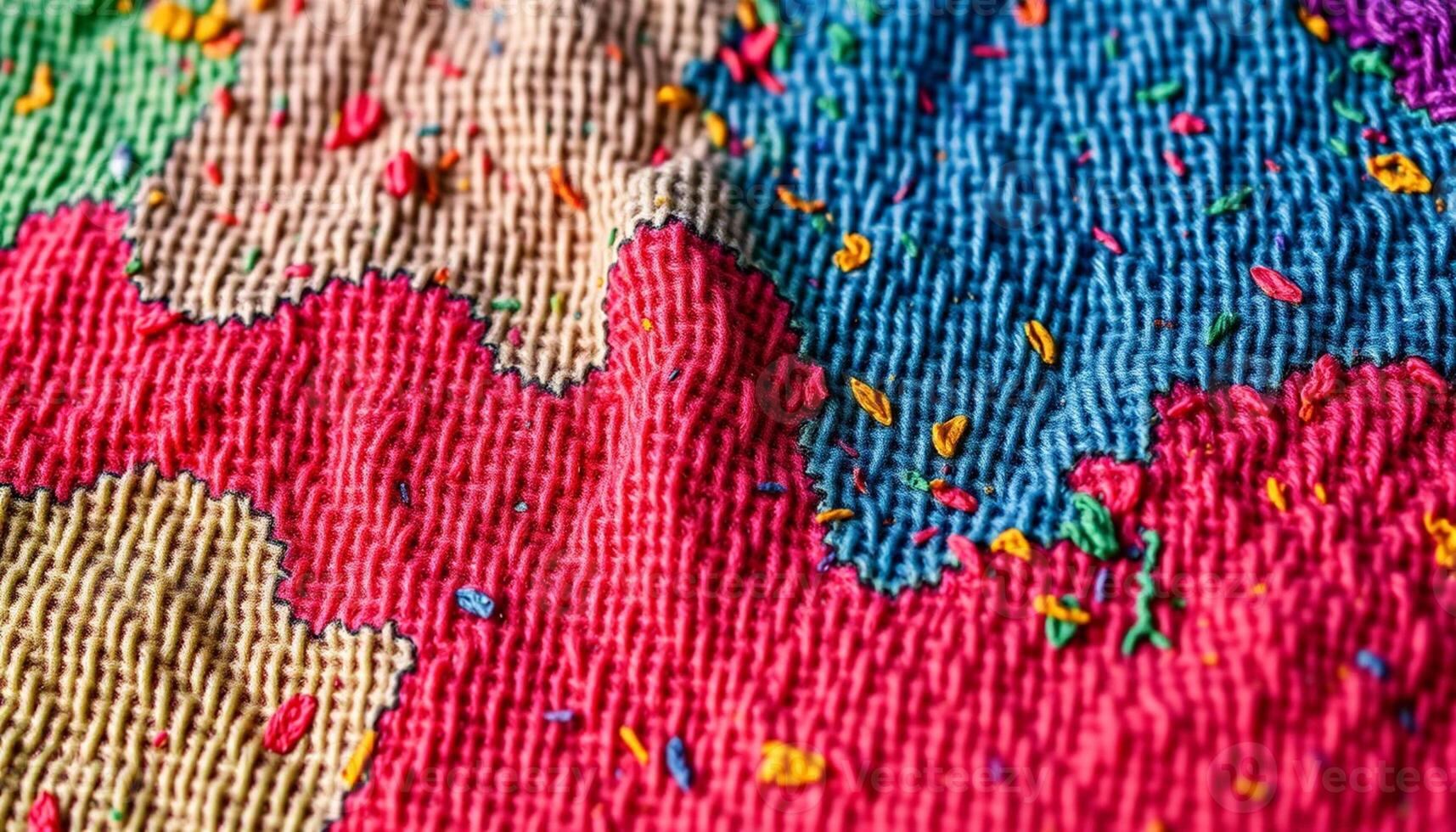 A colorful fabric with sprinkles on it photo