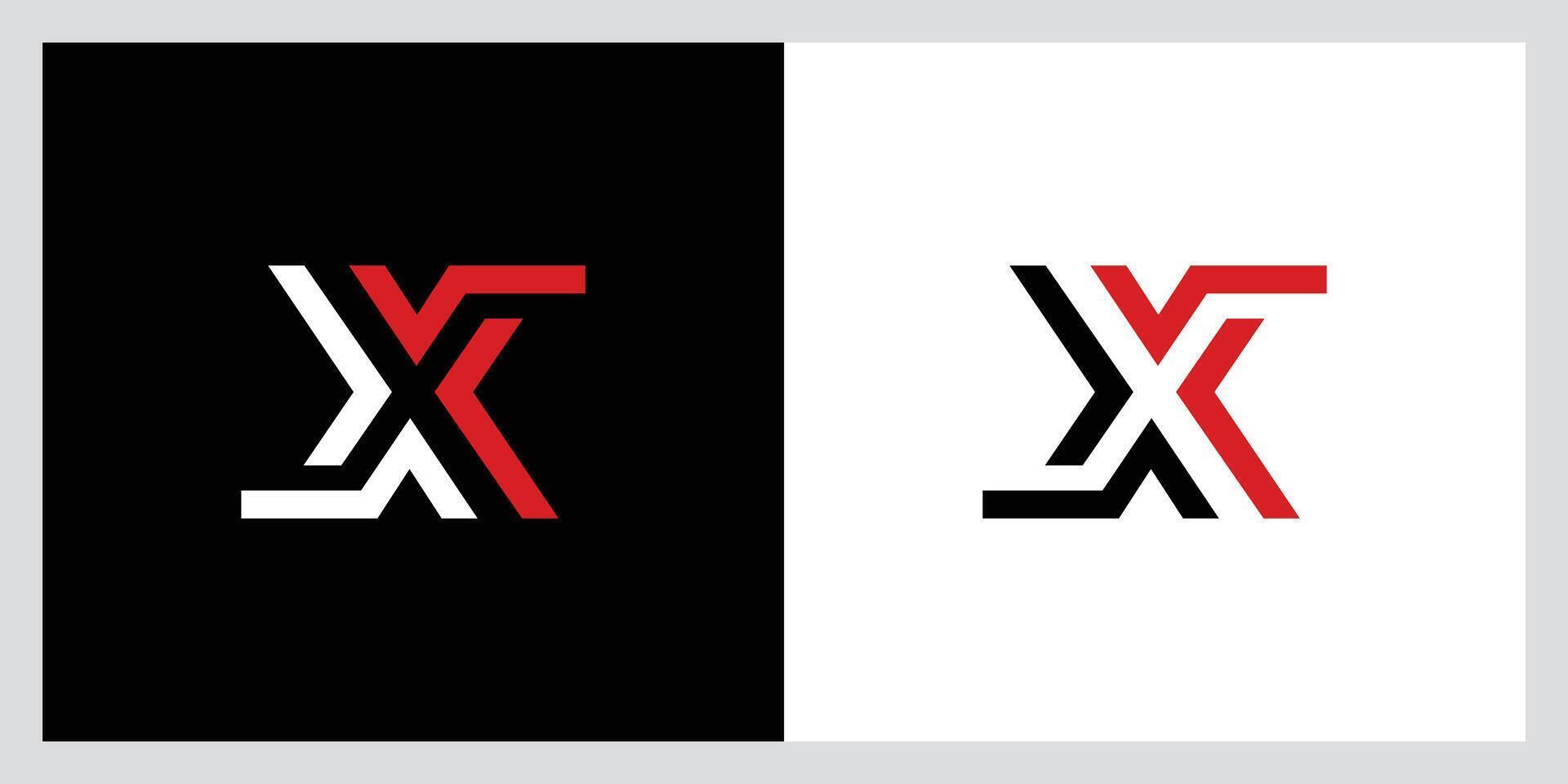 X Letter Initial Logo Design Template vector