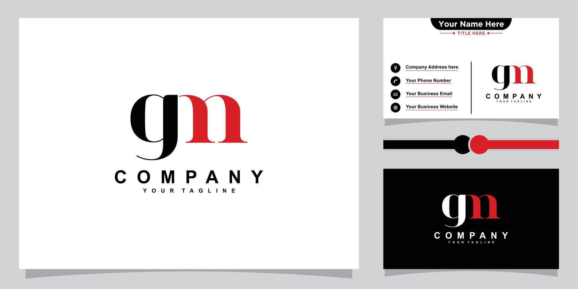 Initial GM, MG Alphabets Letters Logo Monogram. vector