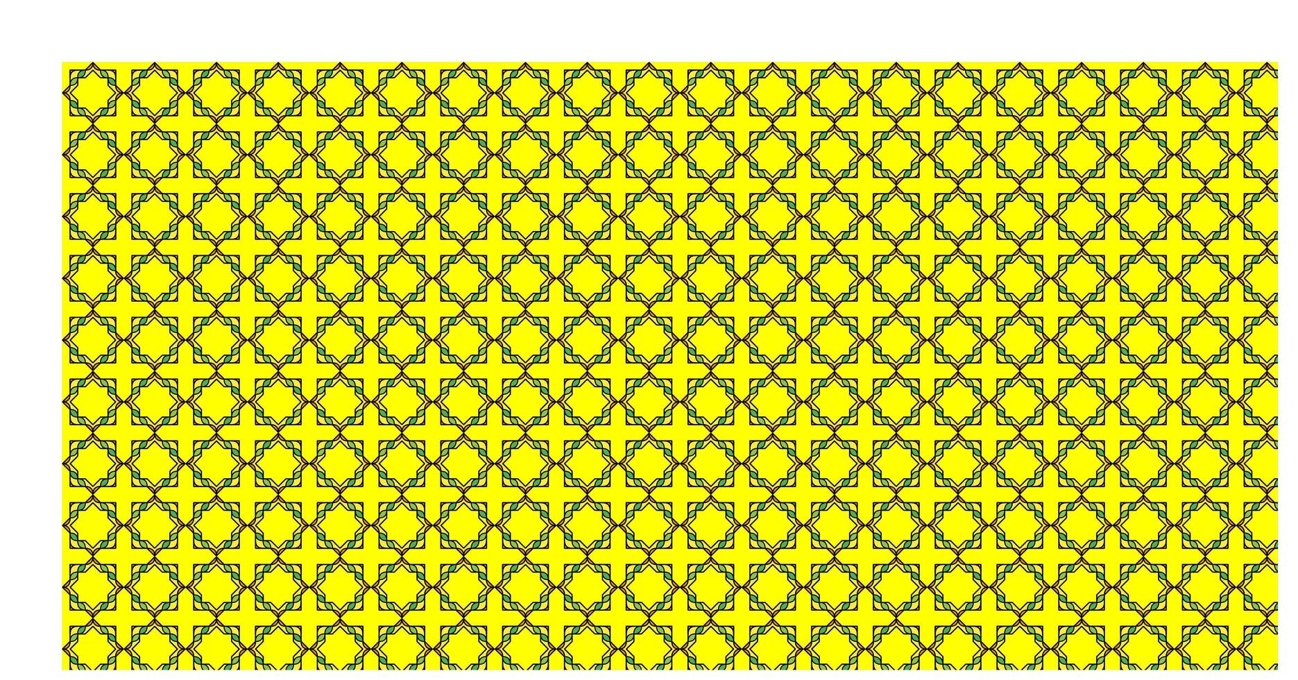 Intricate geometric pattern featuring vibrant yellow hues and repetitive symmetrical designs, creating a bold abstract aesthetic. photo