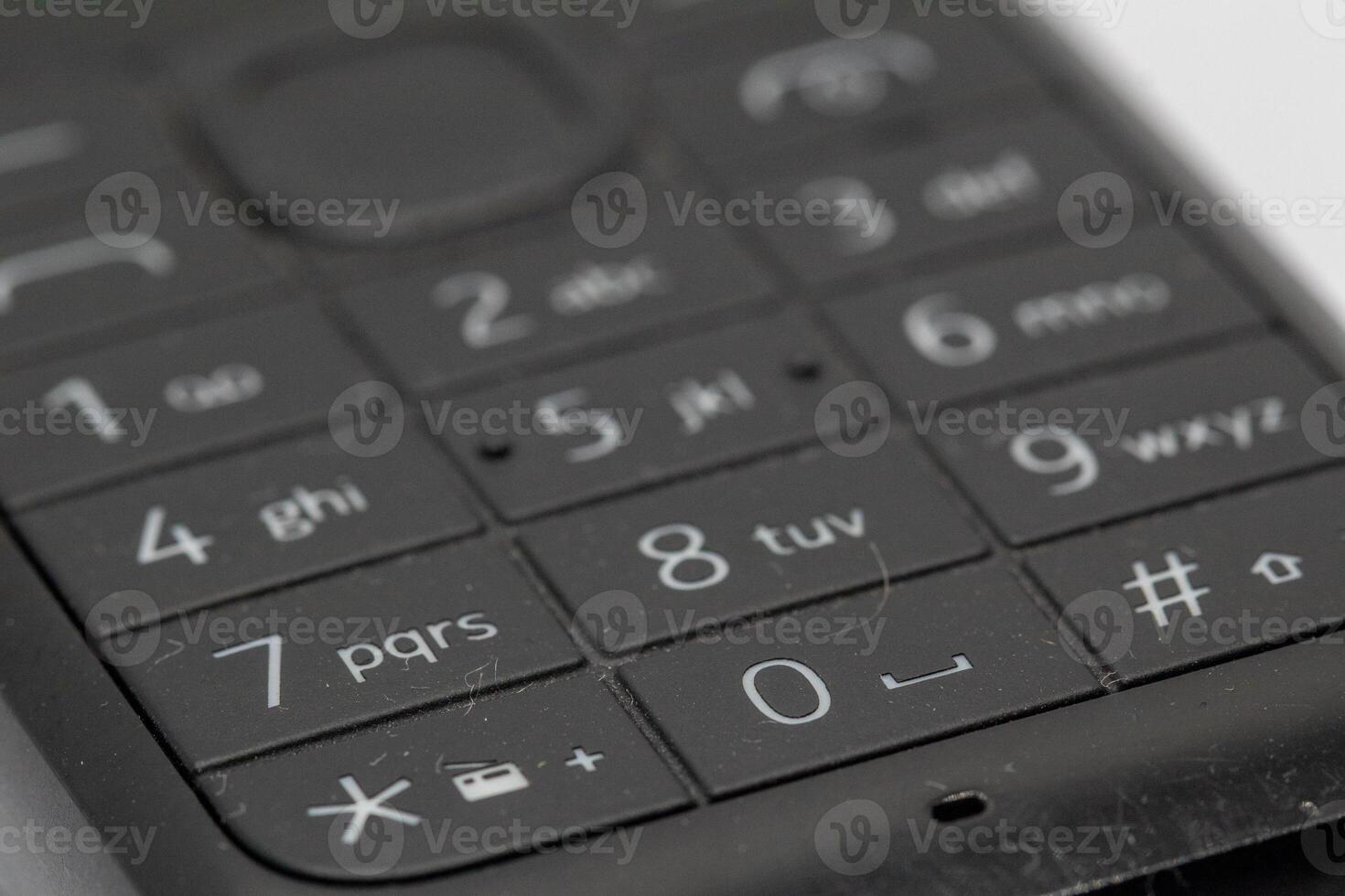 Close-up of a Cell Phone Keypad photo