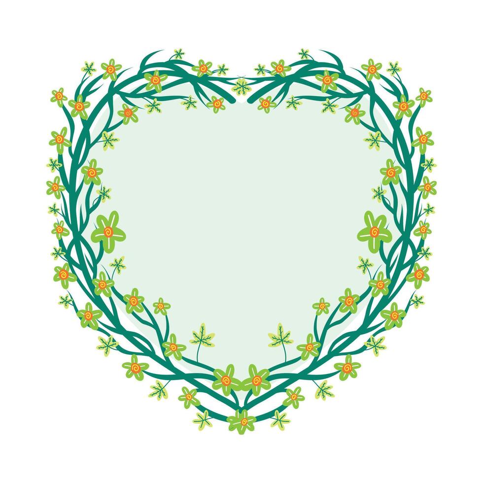 Flower frame stock. Beautiful frame flower vector