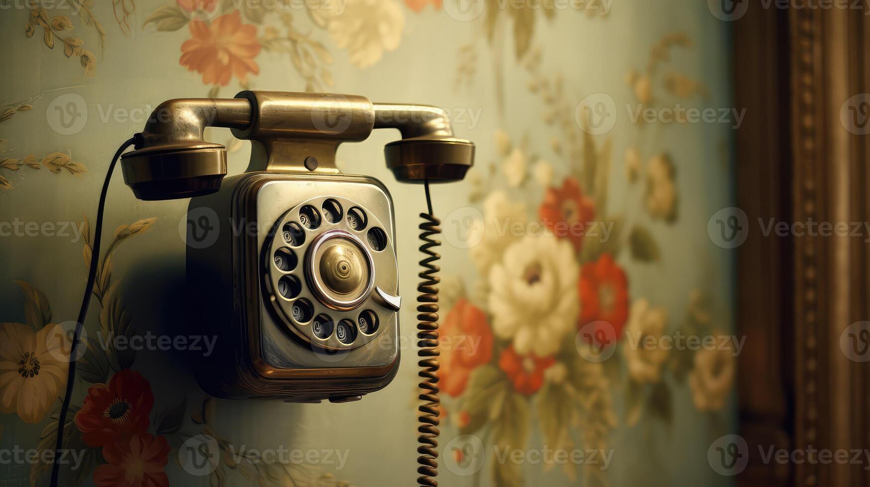rotary old office phone photo