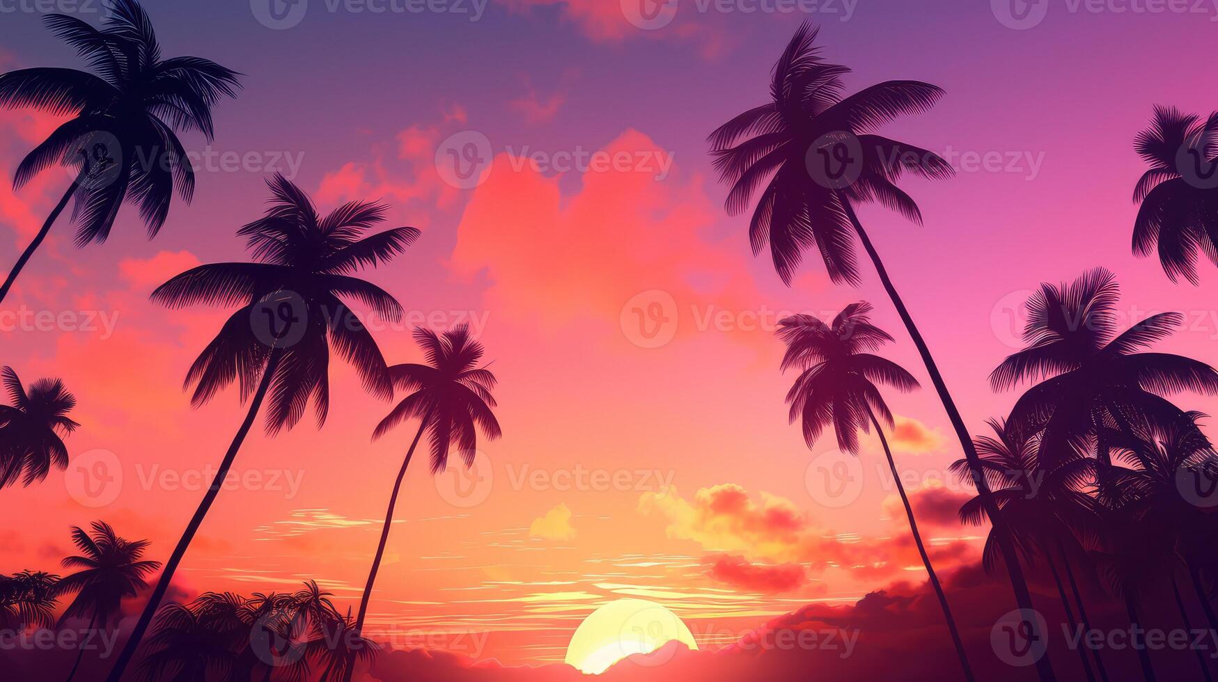 gradient pink orange background photo