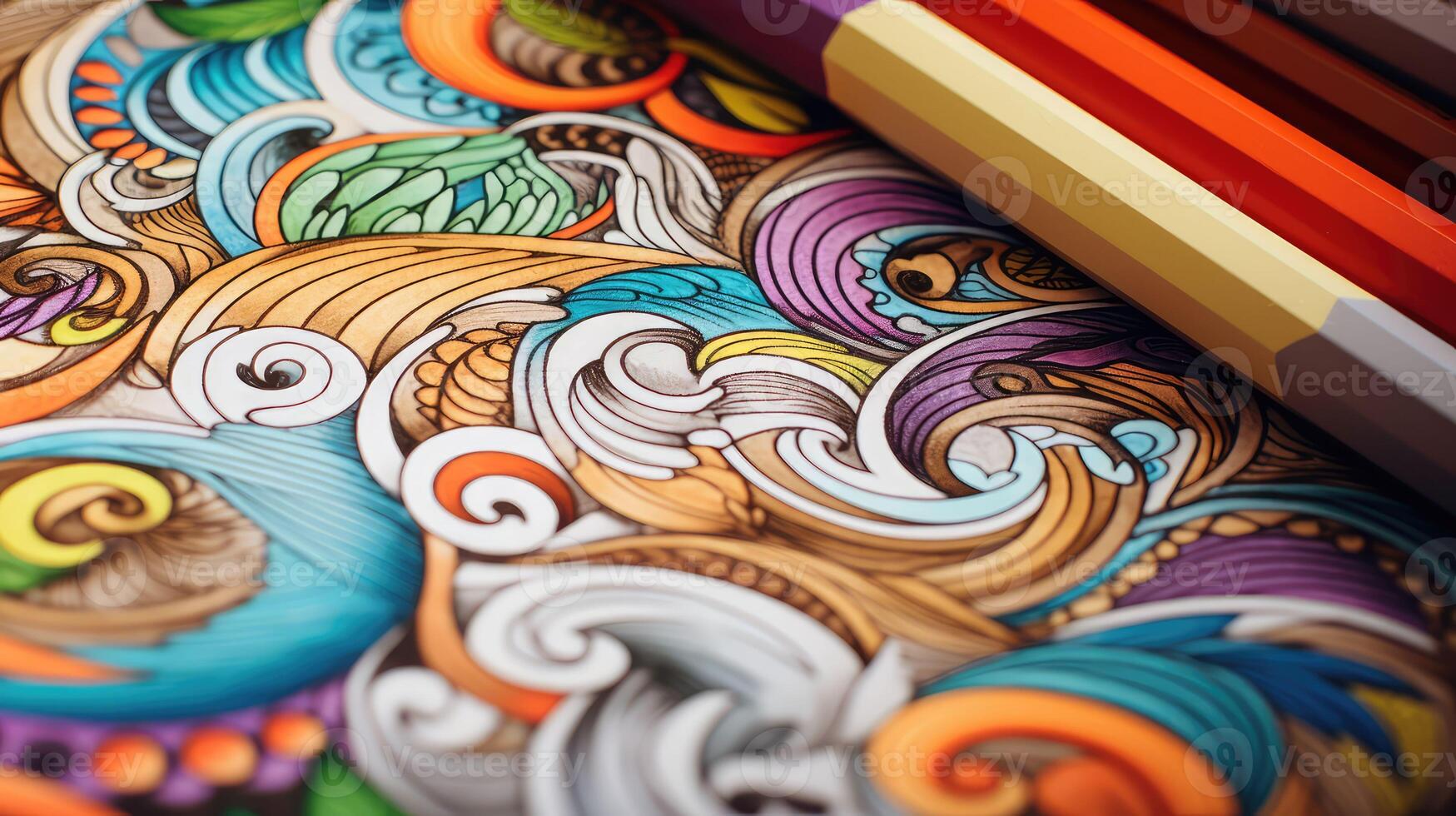 thick coloring book font photo