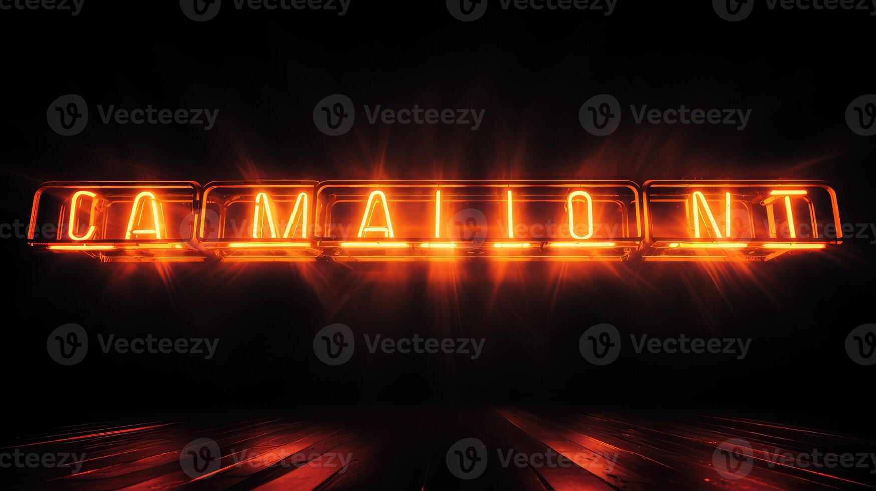 eye orange lights background photo