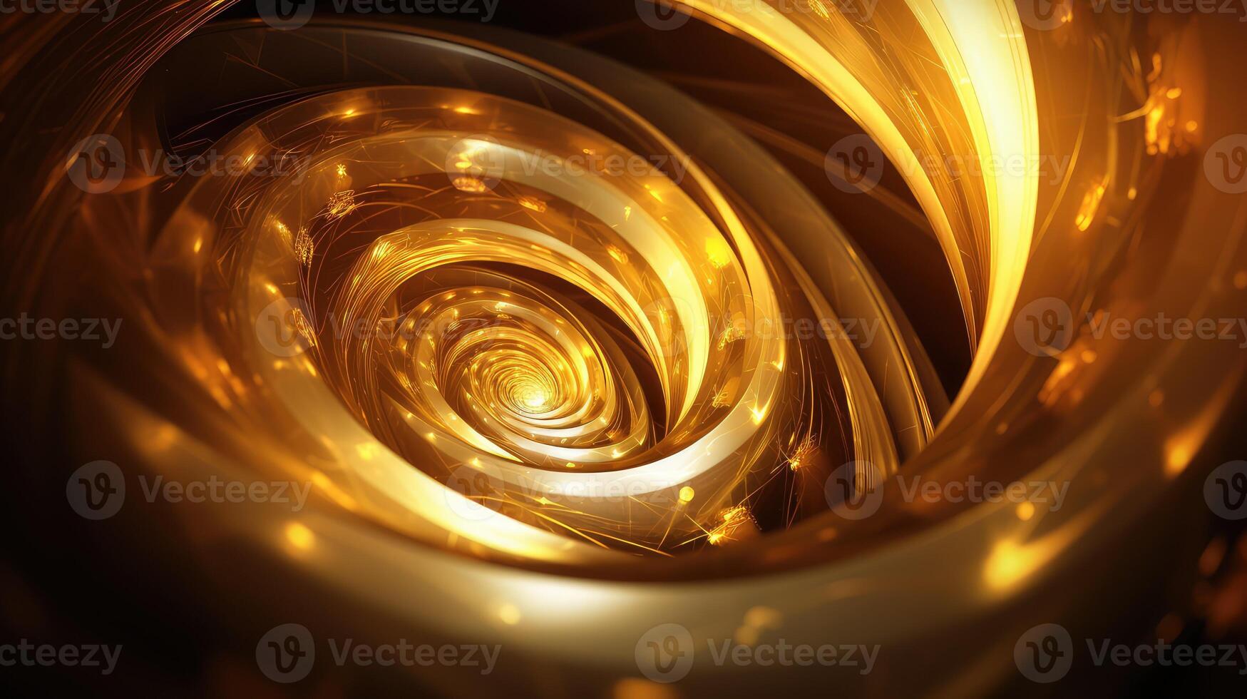 spiral gold abstract graphics photo