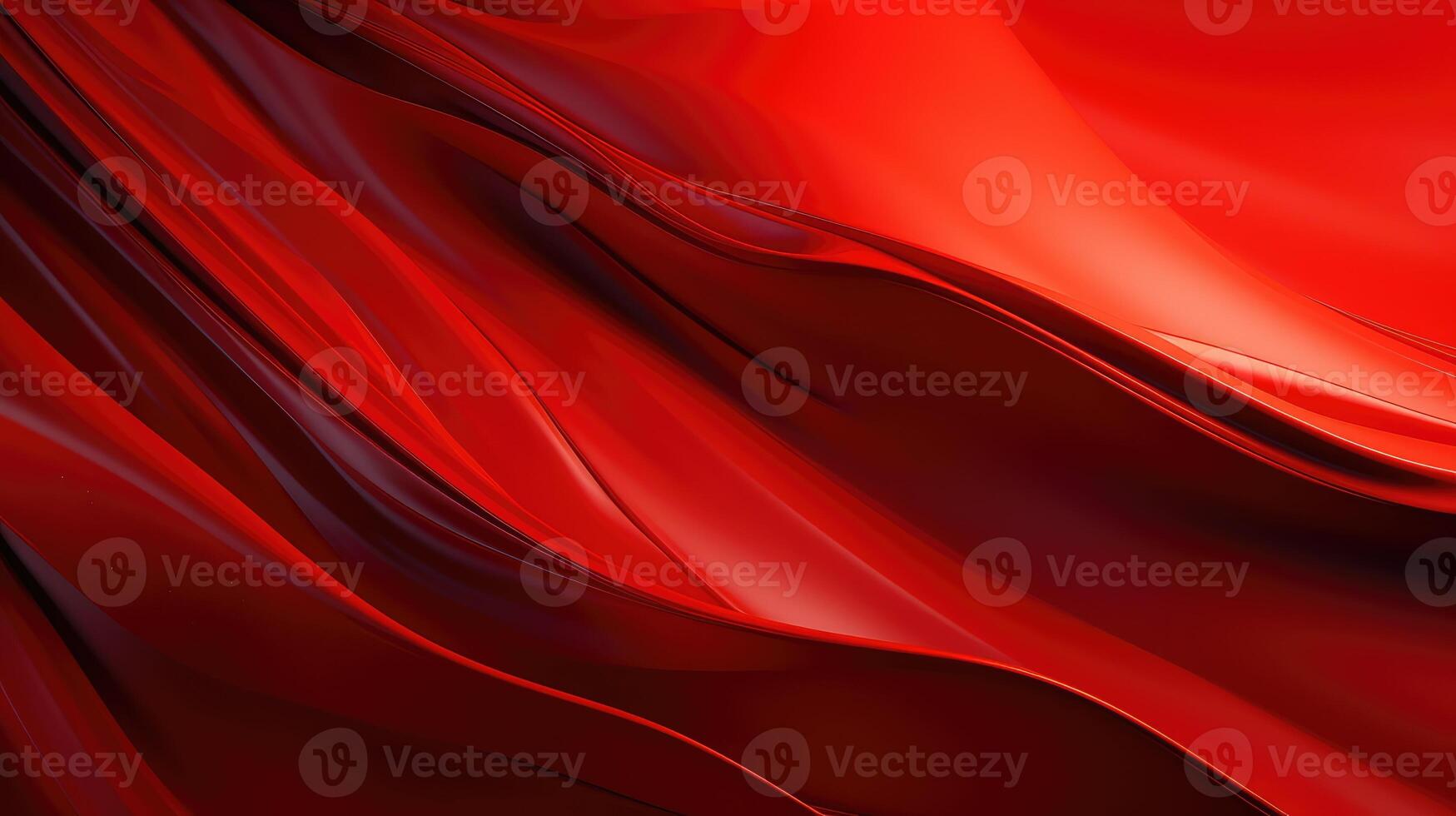 vibrant abstract red wave photo