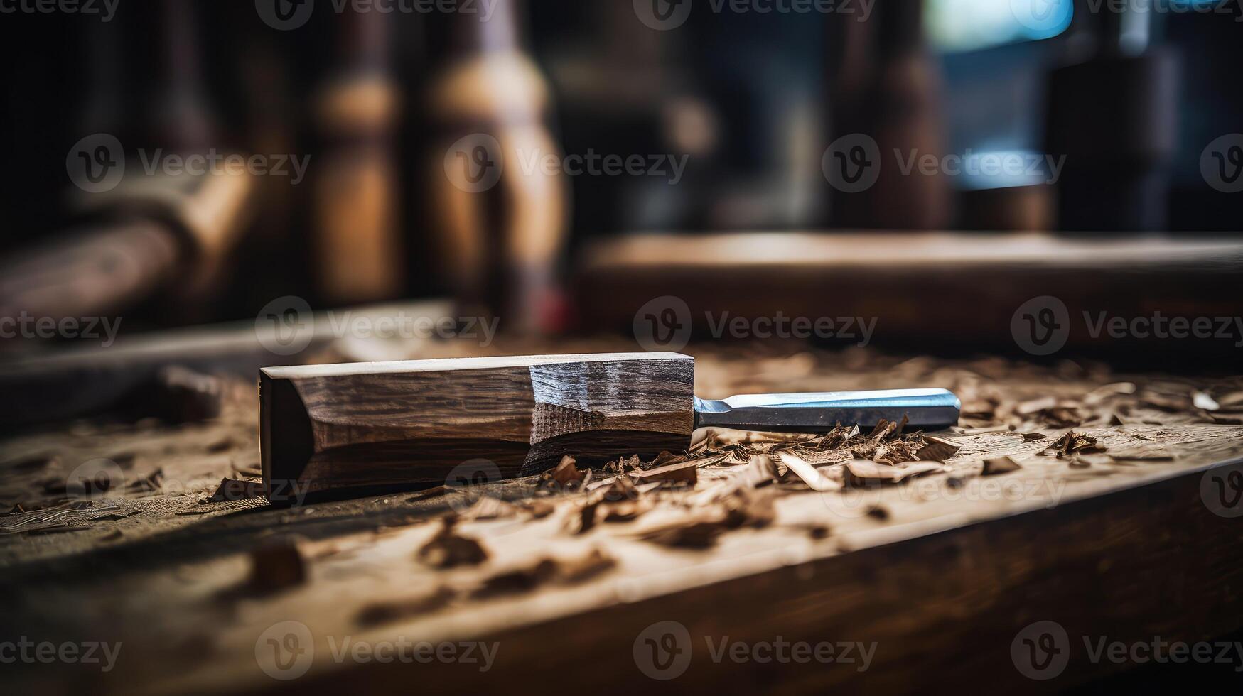 working wood chisel photo