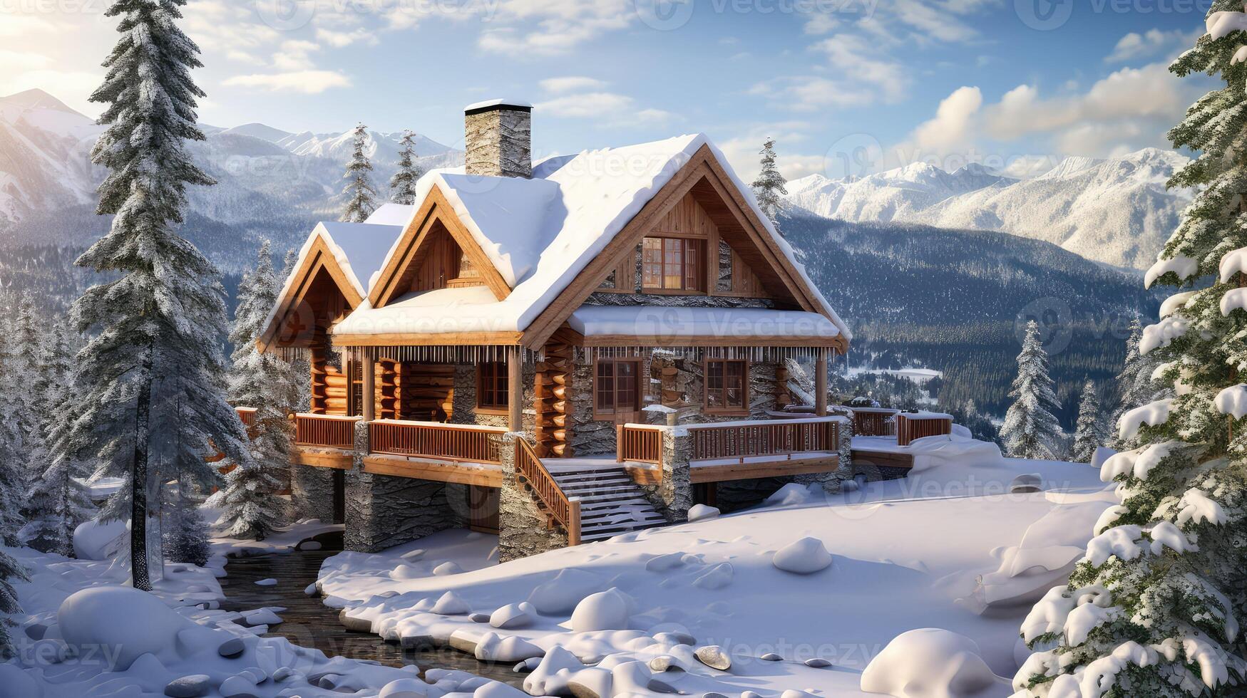 peaks exterior small house photo