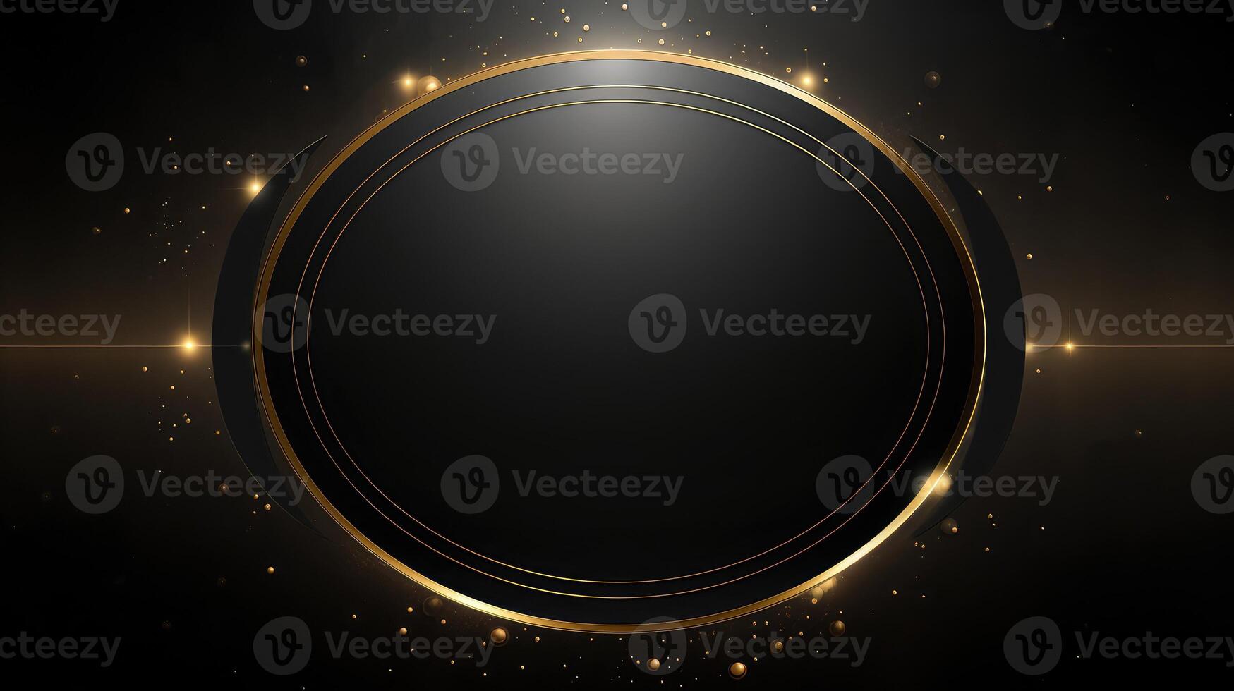 metallic black circle background photo
