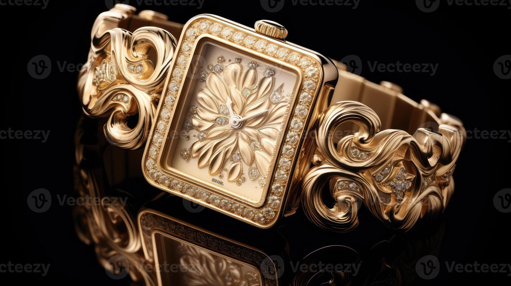 elegant gold rectangle photo