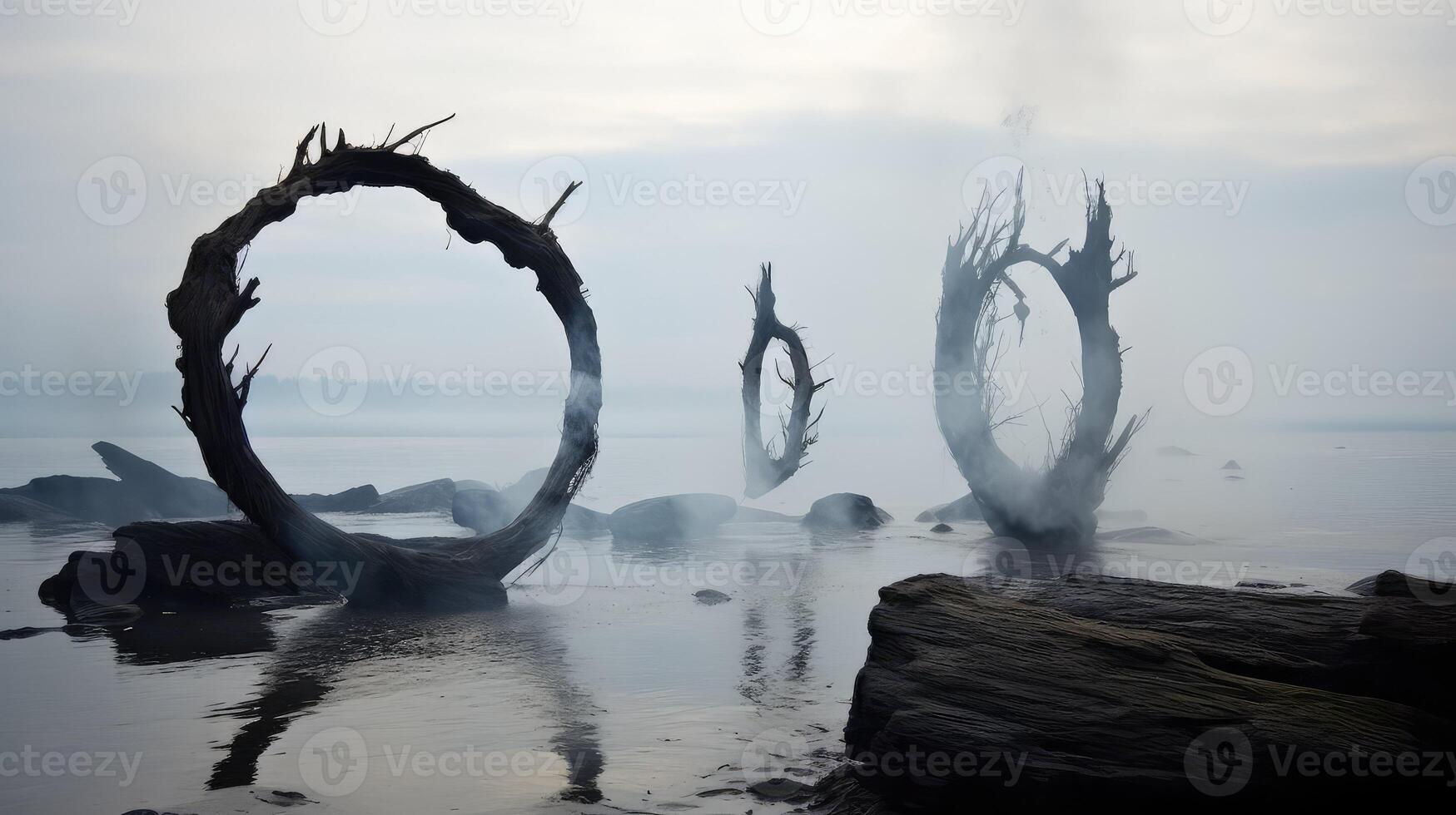 rings black driftwood photo