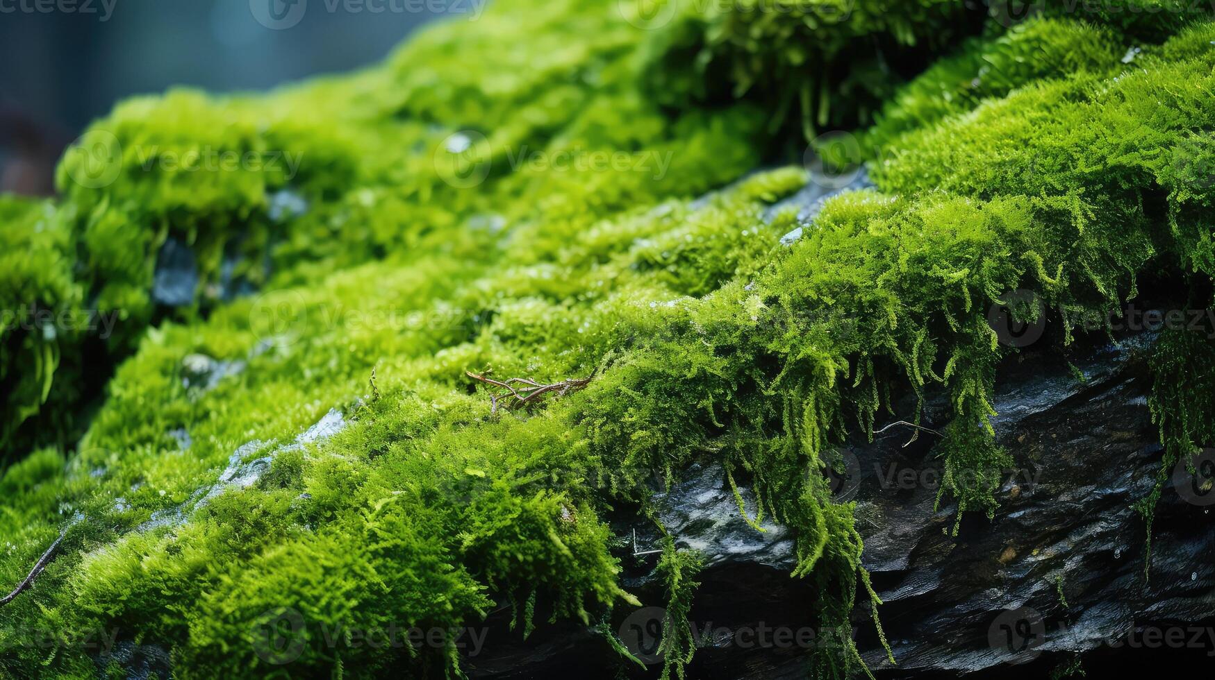 lush green blue texture photo