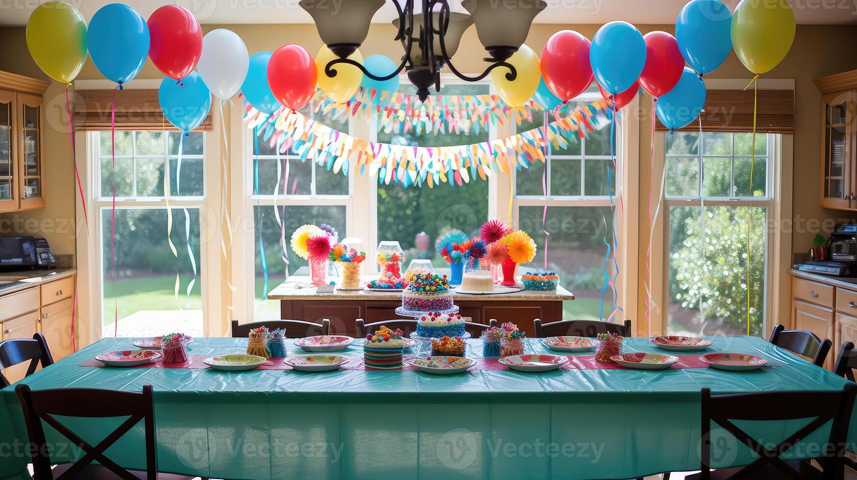 banner party tables photo