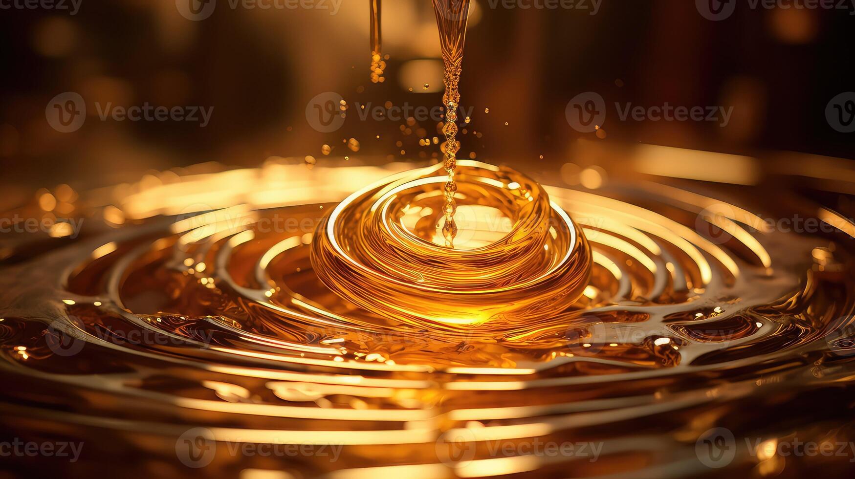 design gold liquid photo