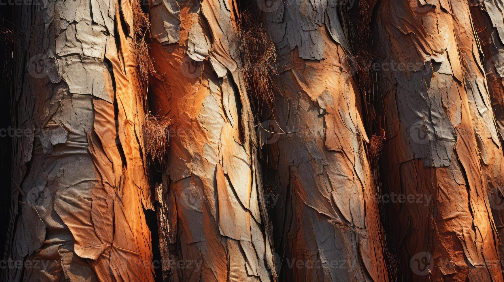 light long leaf pine trees photo
