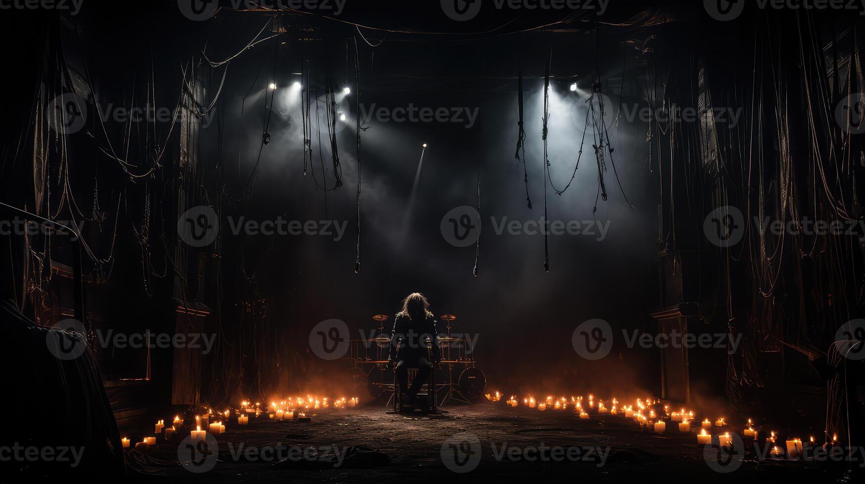 concert black metal background photo