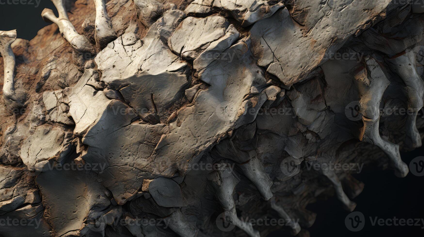 splintered bones texture photo
