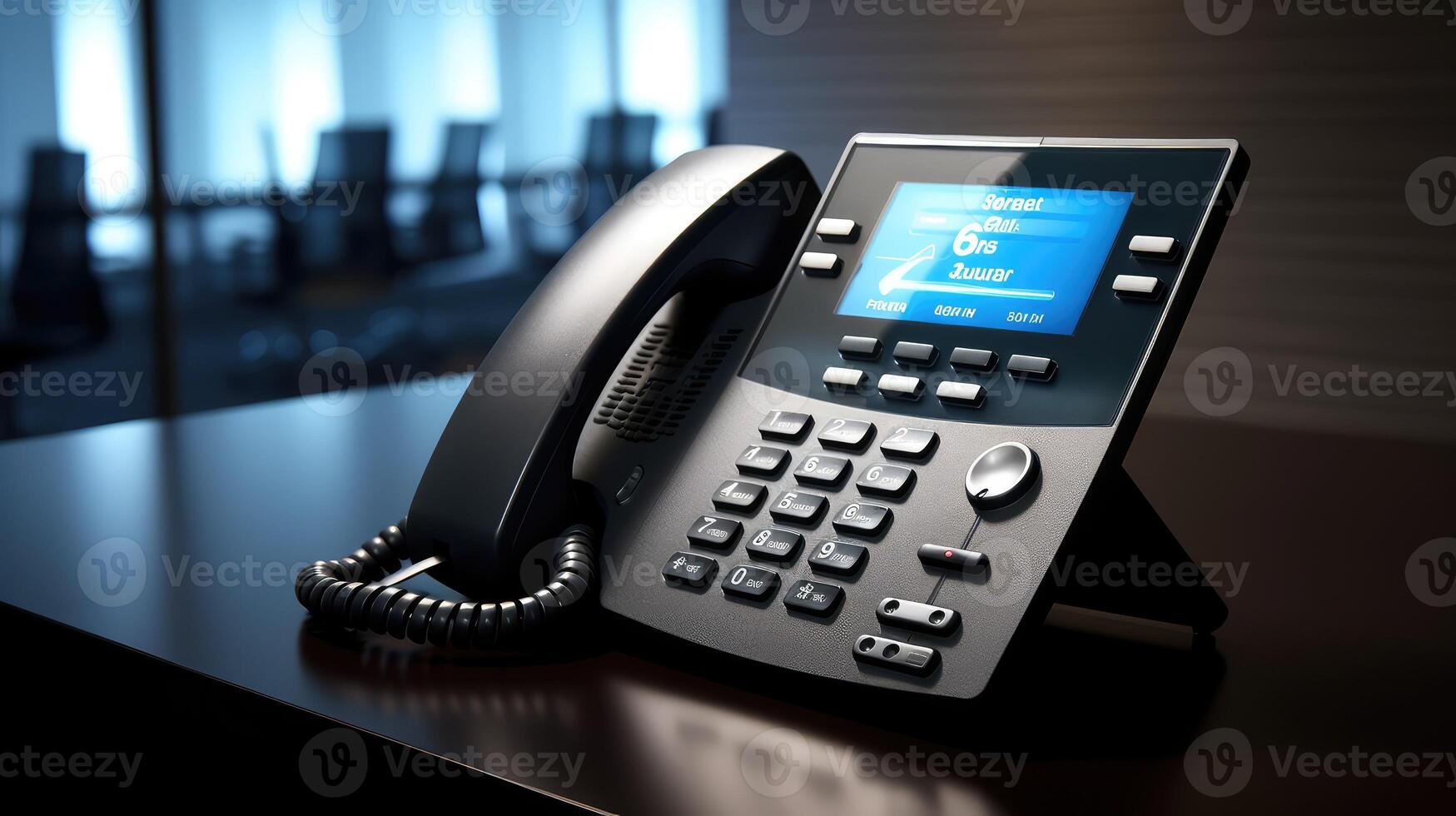 caller voip desk phone photo