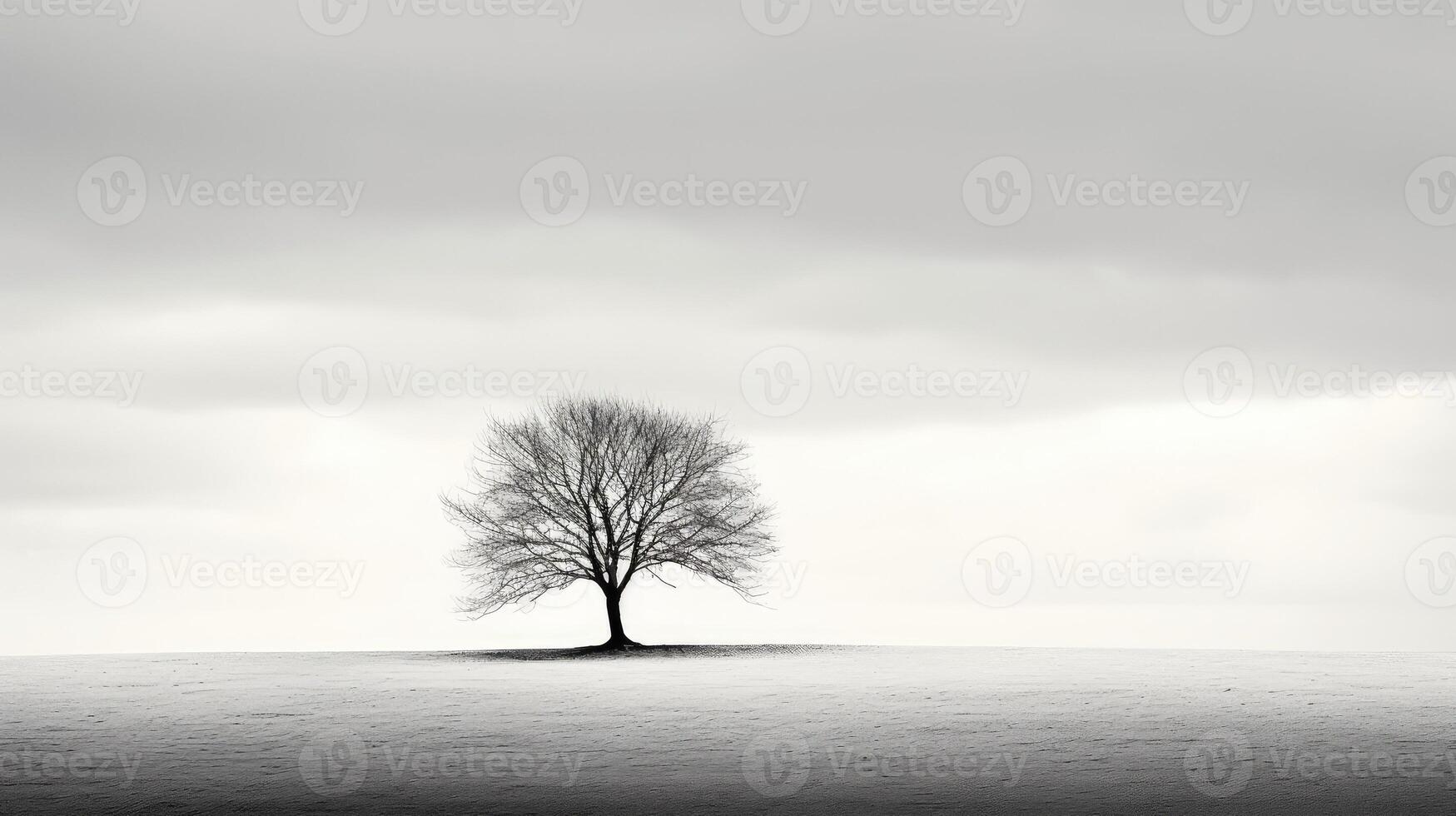 silhouette effective black and white photo