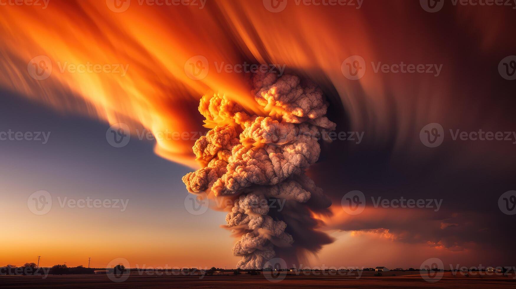 smoke fire plume photo