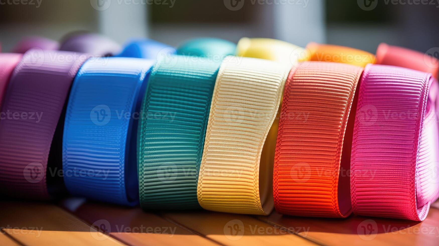 sturdy ribbon texture photo