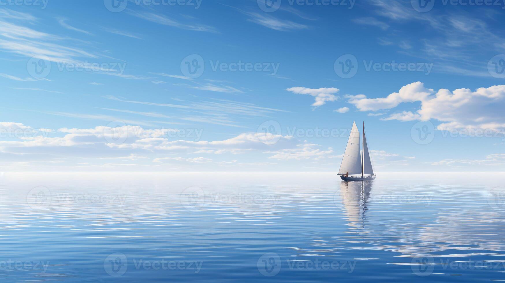 blue water landscape photo