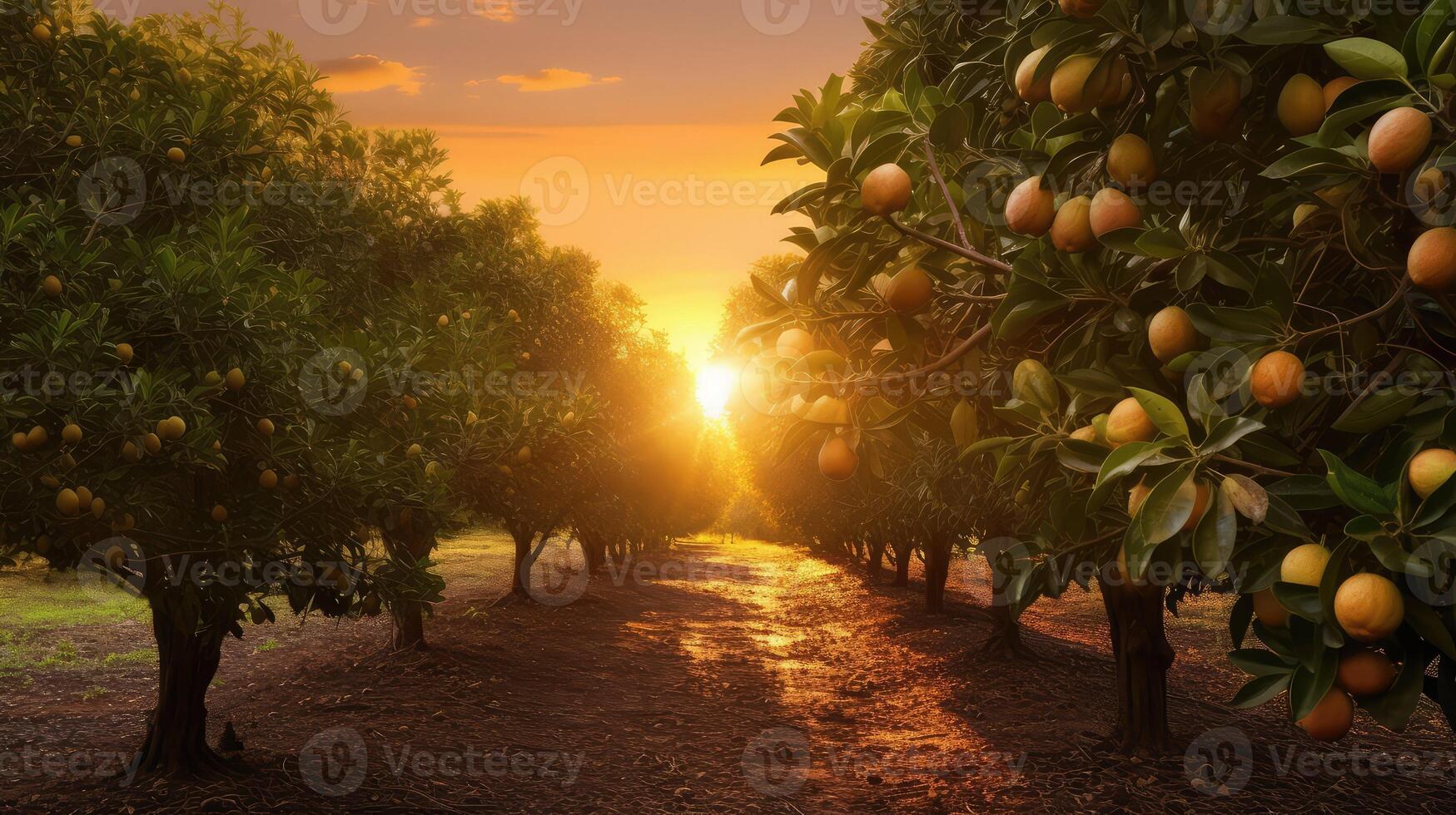 golden macadamian nut tree photo