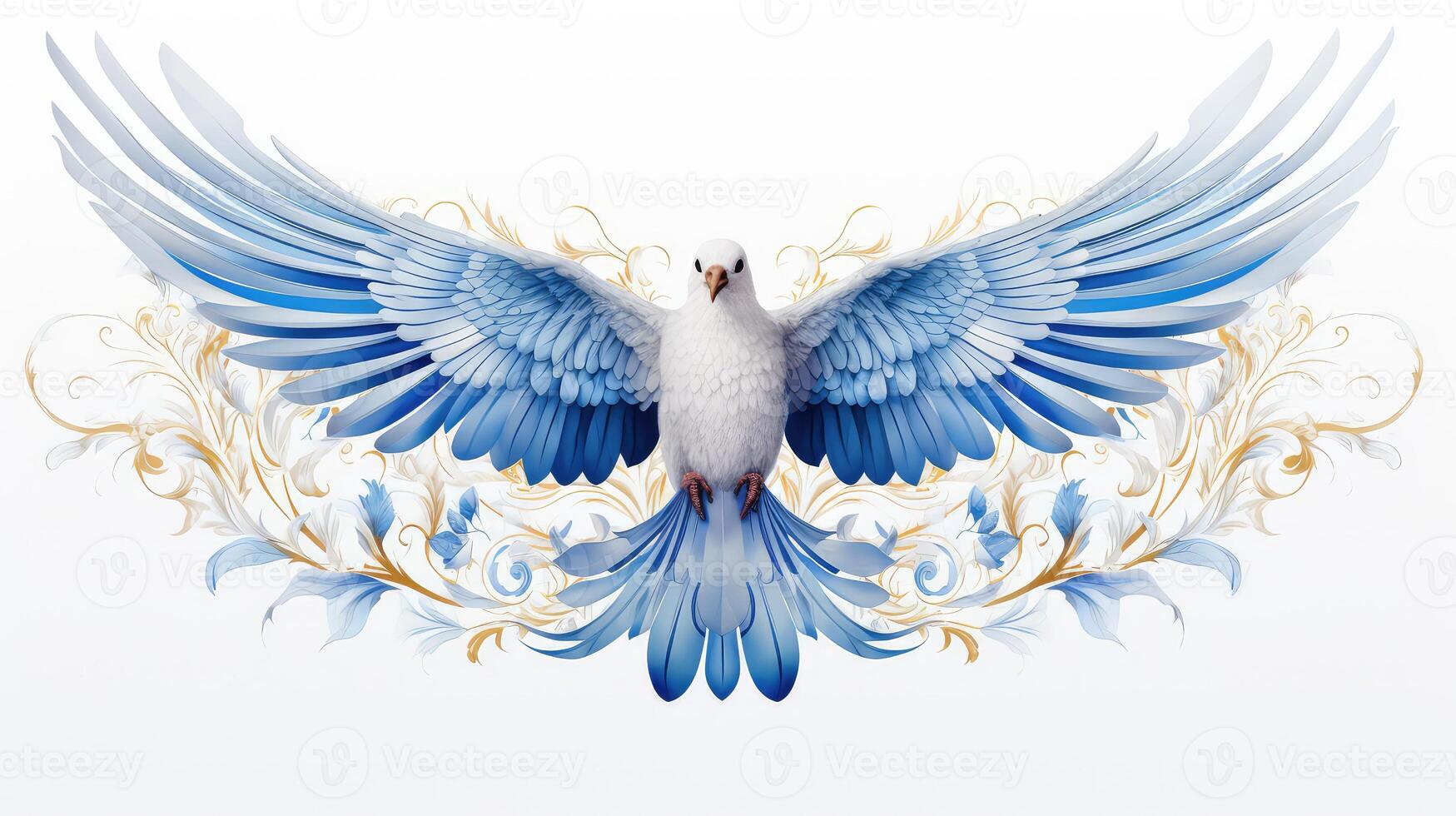 design blue dove graphic photo