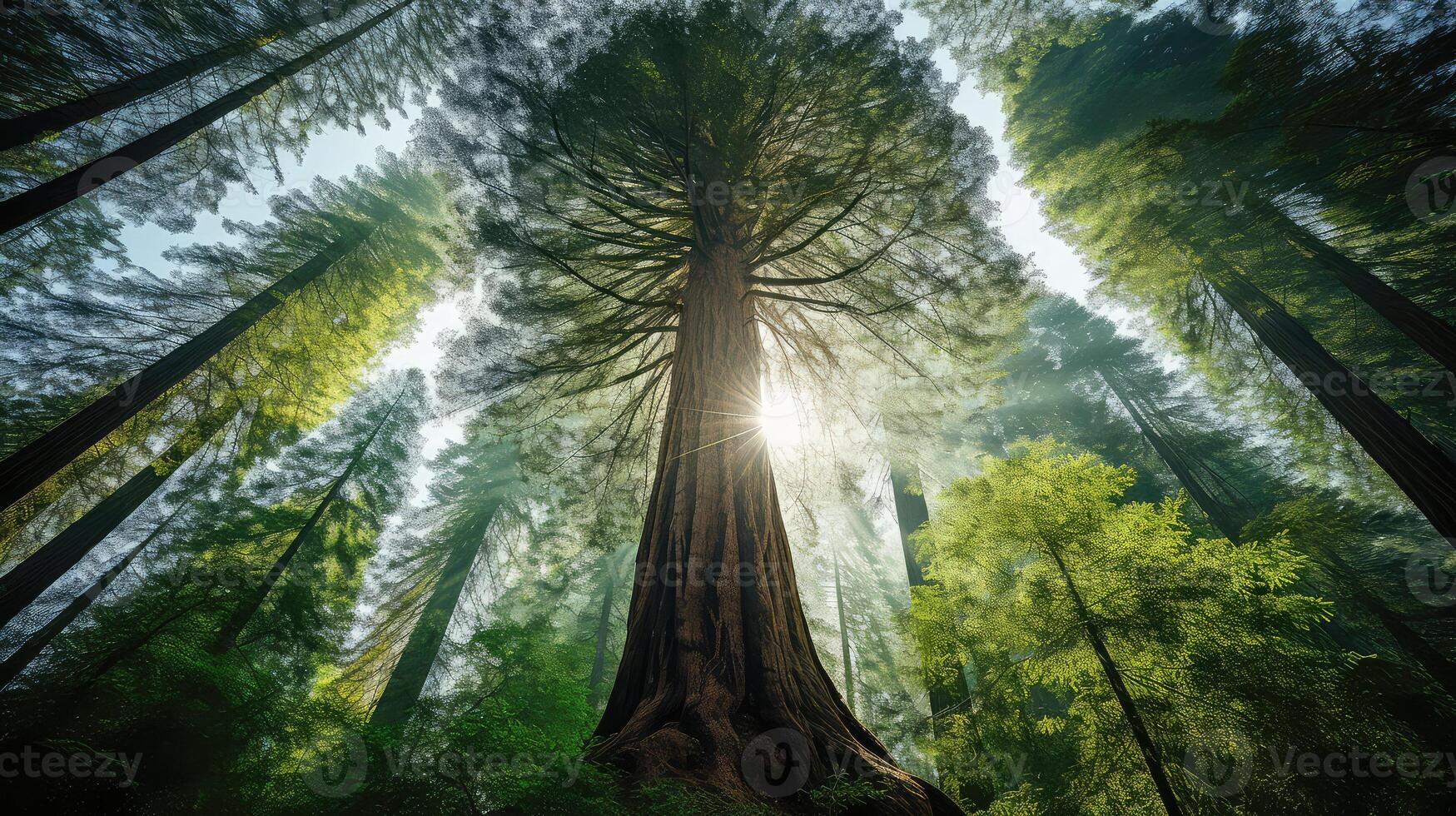 tallest coast redwood tree photo