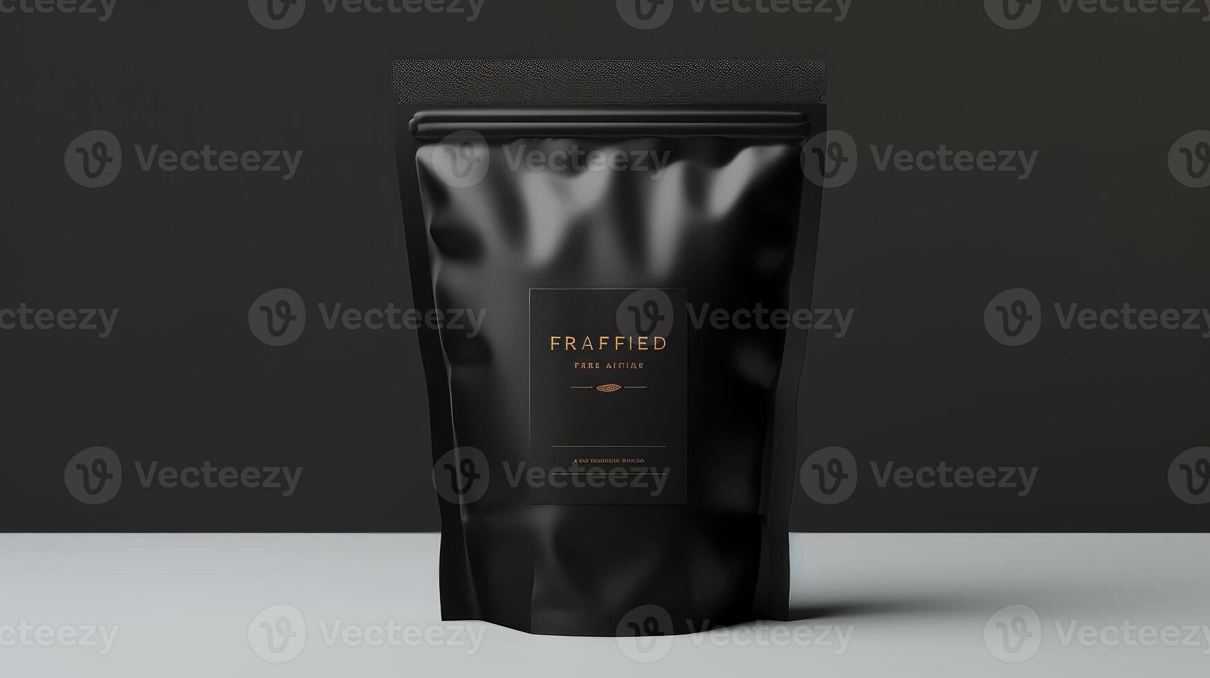 sleek black coffee bag photo