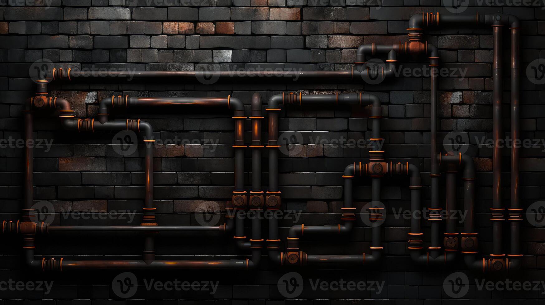 rust art deco black background photo