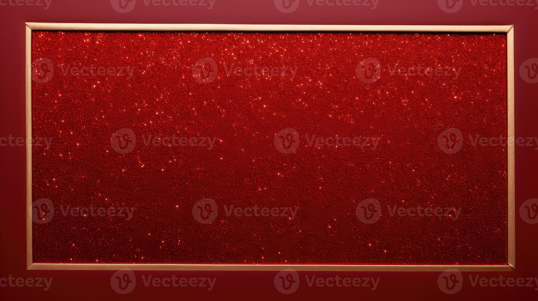 festive red glitter border photo