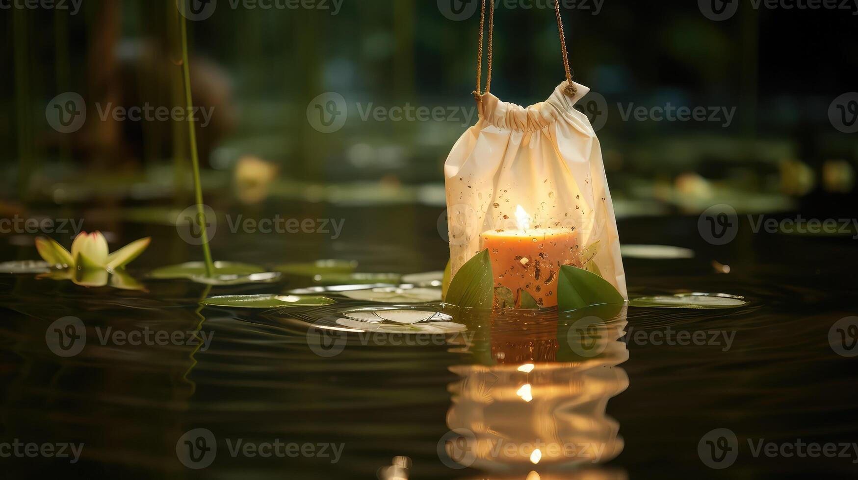tranquil candle bag photo