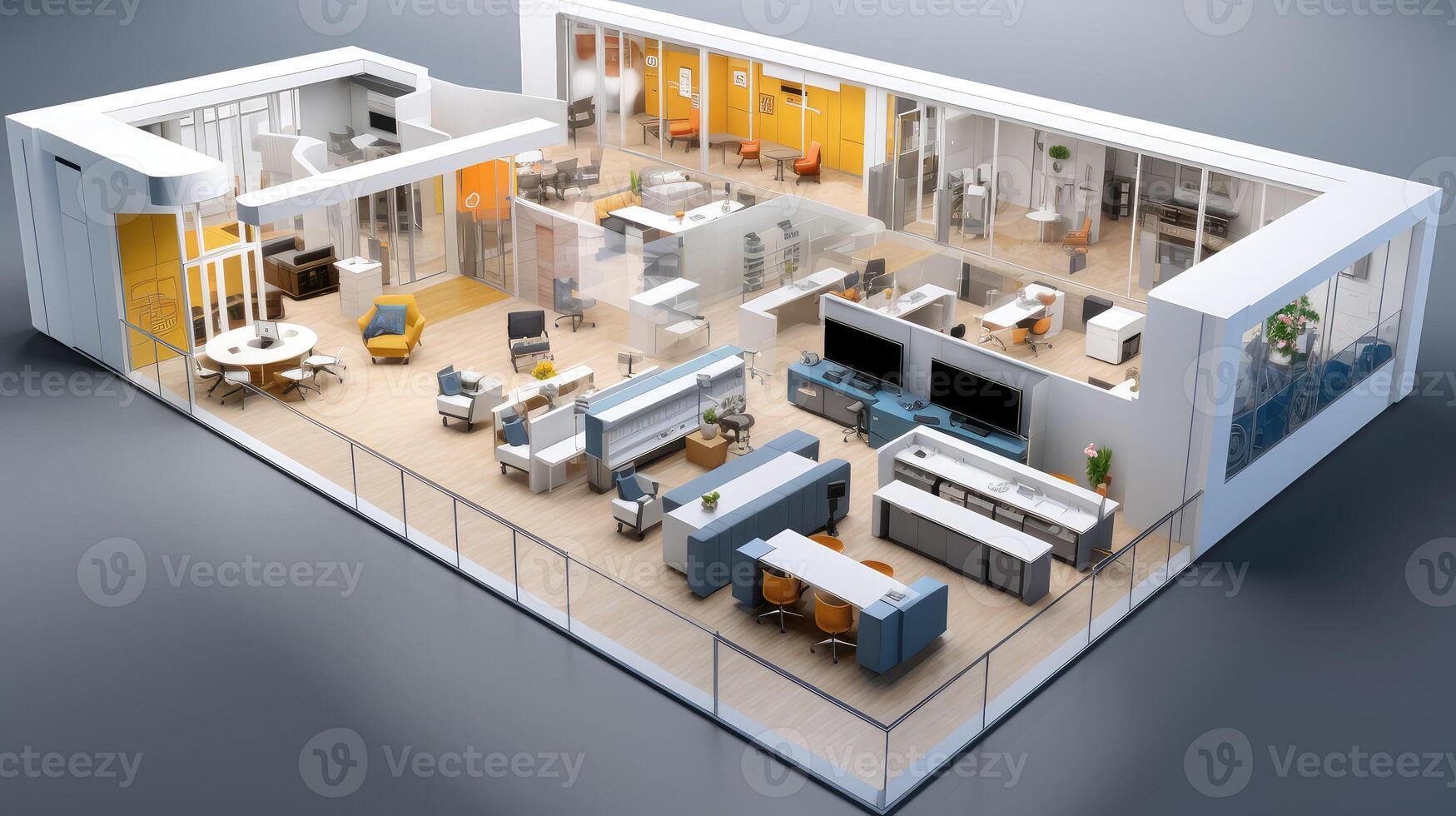 interactive office floorplan photo