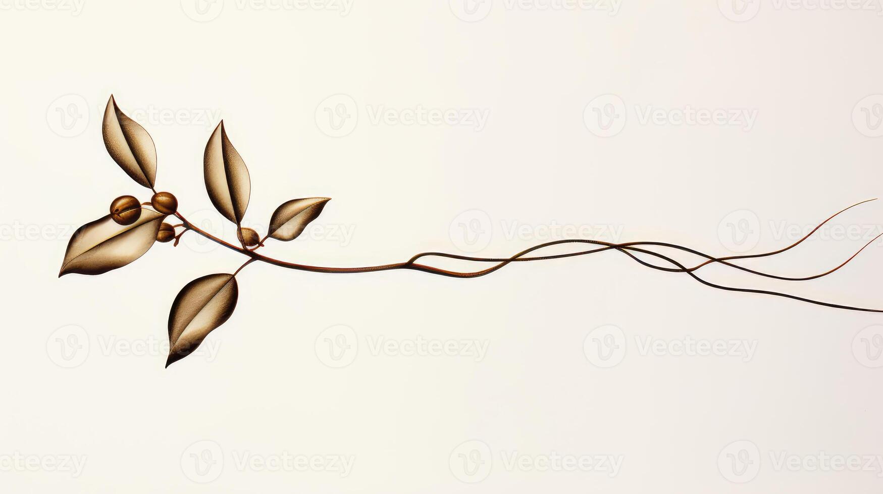 bean coffee continuous line drawing photo