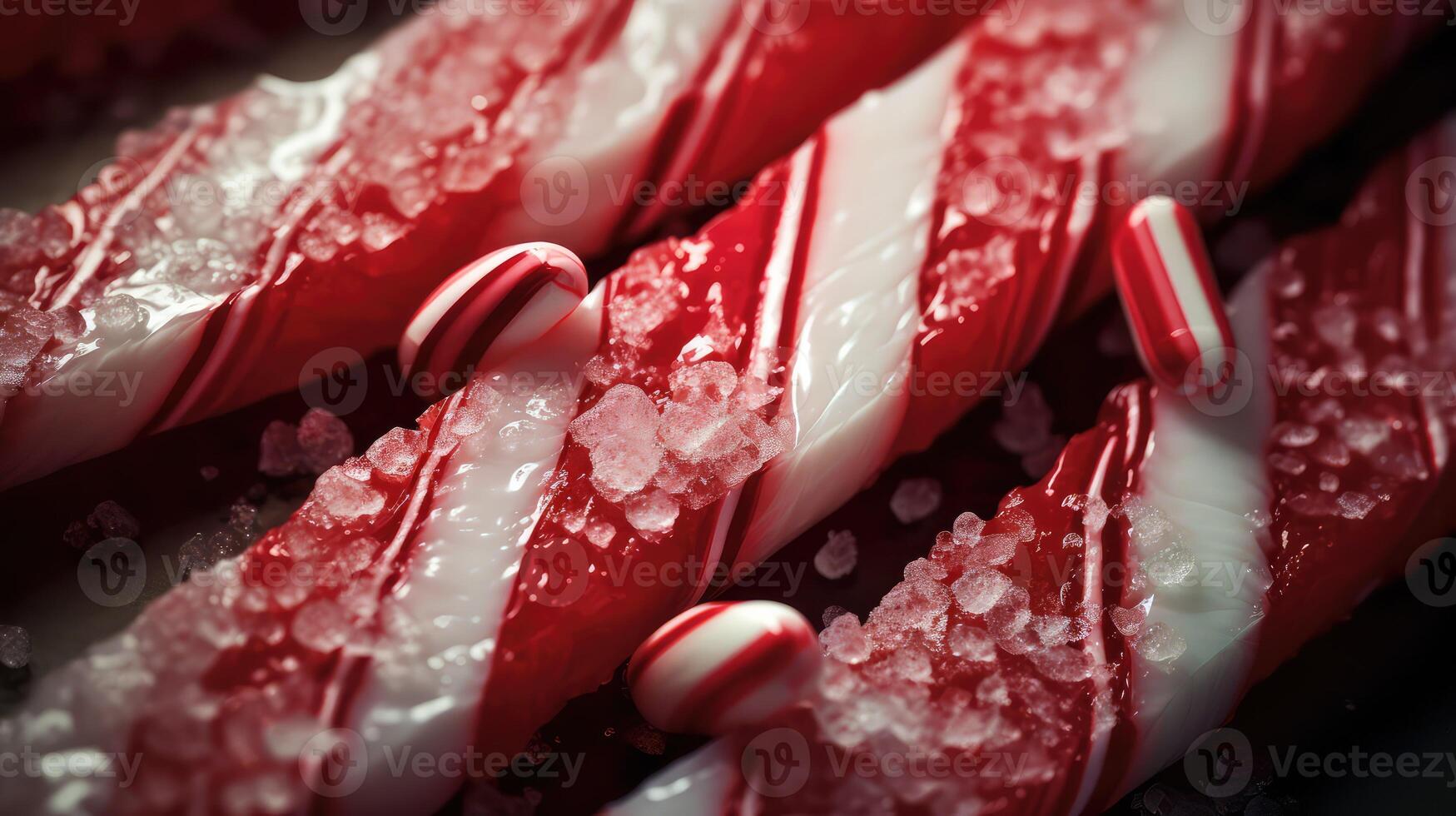 sugary candy cane texture photo