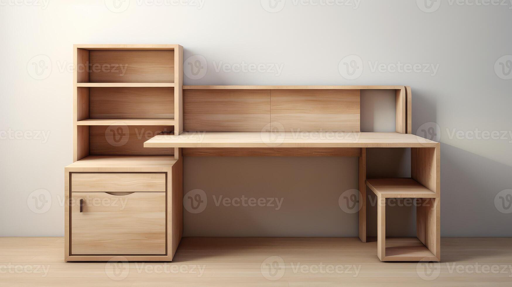 storage modern wood photo
