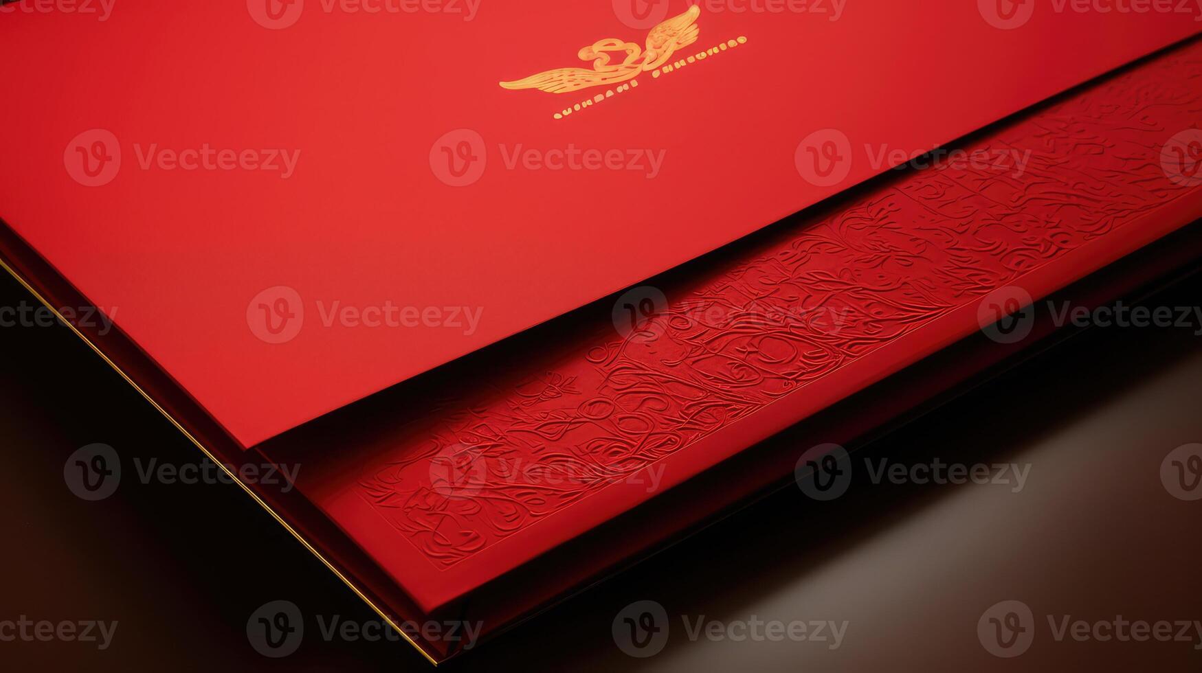 luxurious red letter head photo