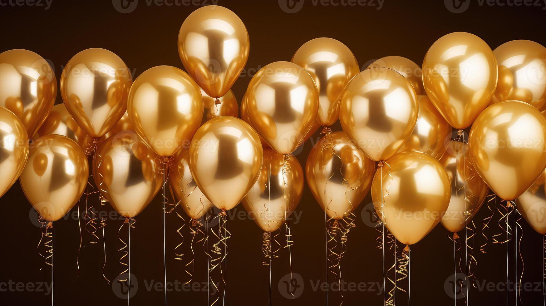 display gold balloon transparent background photo