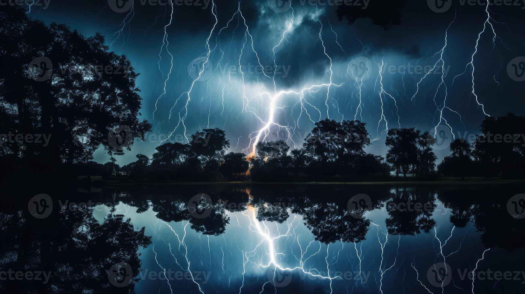 mystery water lightning photo