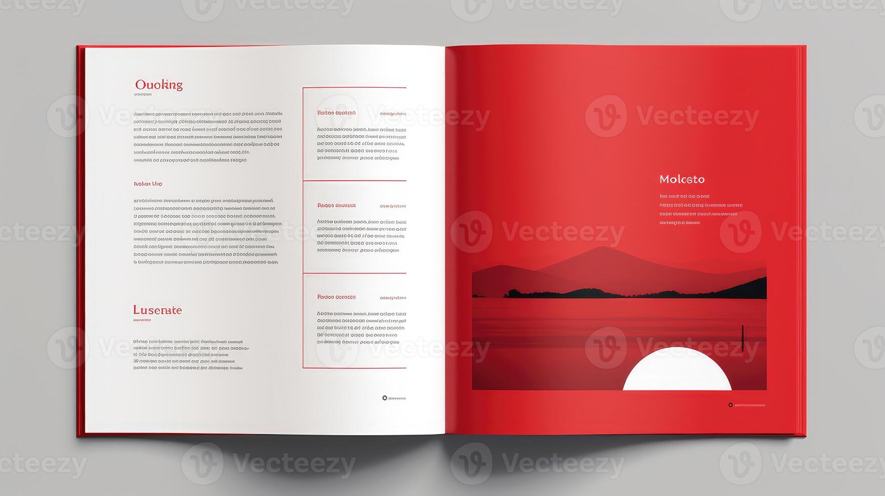 edges red document layout photo