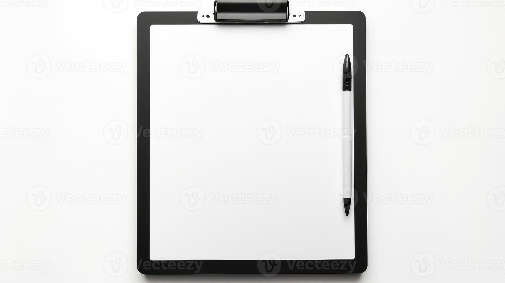 photo digital clipboard isolated white