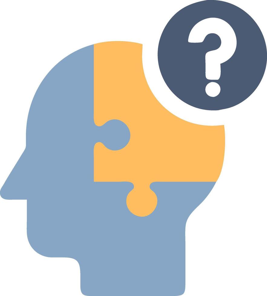 Problem Solving Icon for Solution-Focused Thinking and Critical Analysis vector