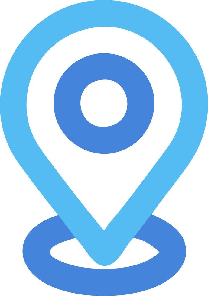 Location Icon for Geographical Positioning and Navigation vector